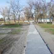 тротуар в селе Степное